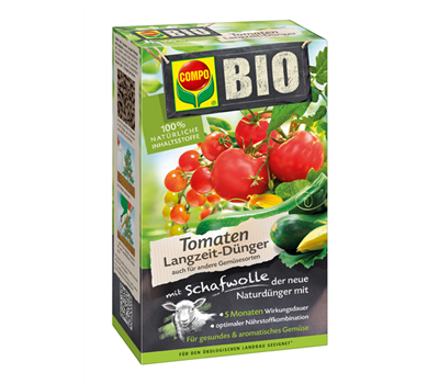 Compo BIO Tomaten Langzeit-Dünger mit Schafwolle 